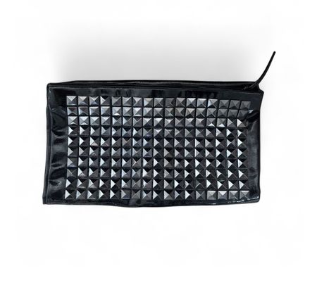 Clutch Tasche schwarz mit Nieten guter Zustand
