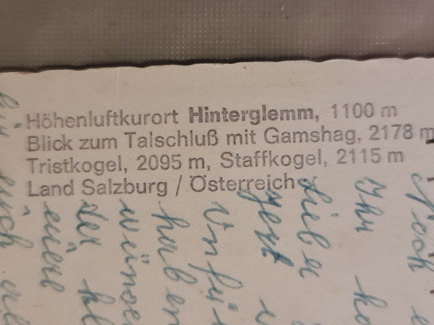 Cartoline postali: Ansichtskarte Hinterglemm Gamshag Österreich – Usato da Dintikon venduto da Vexi 1