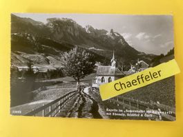 1957 Kapelle im „Sonnenhalb“ bei Appenzell mit Ebenalp…