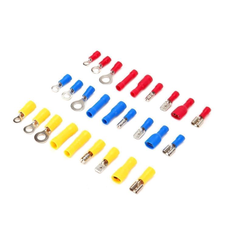 150 Stück Ring Kabelschuh M3 M4 M5 M6 M8 M10 Kabelschuhe Sortiment Set Isolierte Steckverbinder
