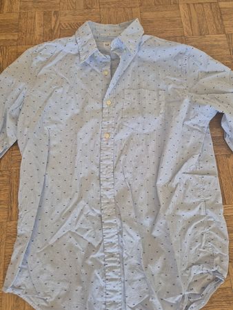 Chemise GAP homme, taille m, rayures bleues - État neuf!