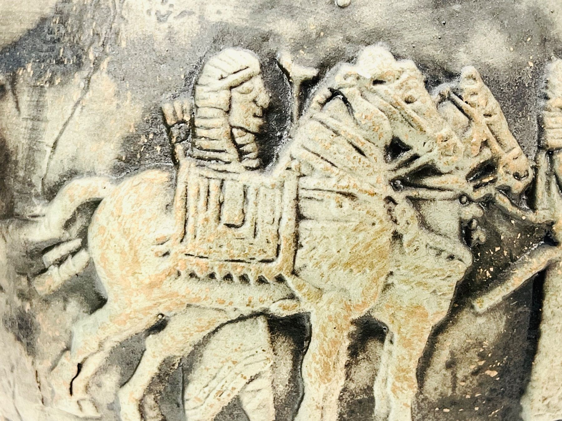 Vasi & Recipienti: Vintage SCHEURICH Keramik Relief-Vase – Usato da Zürich venduto da Arche_Brockenhaus 5