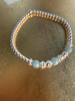 Schönes Armband Hämatit und 925 Silber