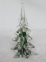 Grüner Glas Weihnachtsbaum