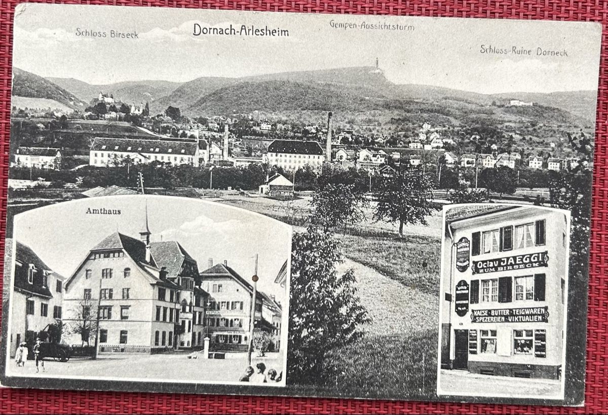 Cartoline postali: Dornach Arlesheim 3-Bildrig  – Usato da Horw venduto da Tellbub