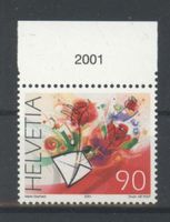 2001, Sondermarke Glückwünsche **