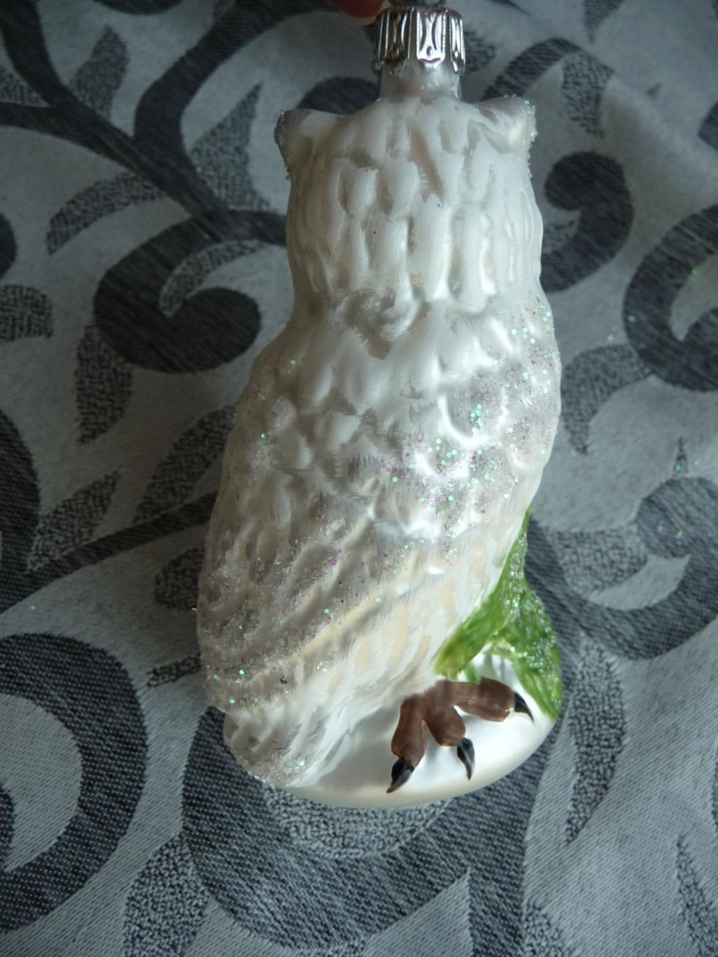Toutes les décorations: weisse Eule auf Ast, Vogel Christbaumschmuck – Neuf avec emballage d'origine à Alpnach Dorf par marvo 3