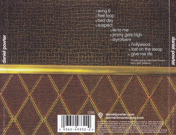 CD: Daniel Powter inc. "Bad Day", "Jimmy Gets High", "Free Loop" – Usato da Unterbäch venduto da kolbar 1