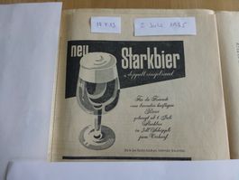 Werbung, Stark Bier doppelt eingebraut 1955