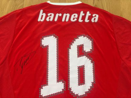 ORIGINAL SCHWEIZ NATI #16 BARNETTA SIGNIERT 2008 TRIKOT XXL