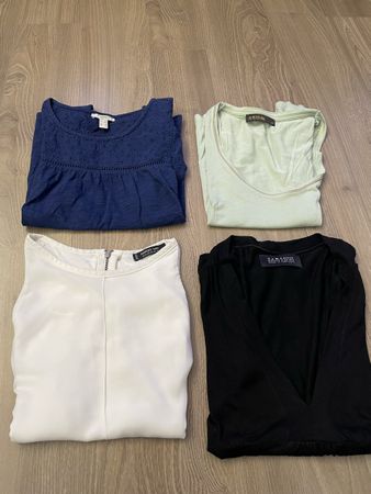 Lot de 4 hauts d'été: Esprit, Mango, Zara