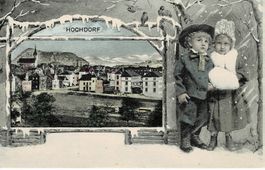 HOCHDORG LU spezielle AK gel. 1908!