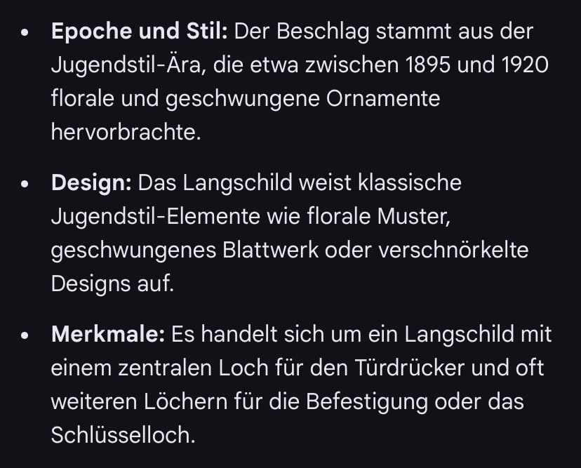 Ferramenta: Antike Türgriffe / Schubladengriffe, 4 Stk – Nuovo (secondo la descrizione) da Frenkendorf venduto da Creator95 5