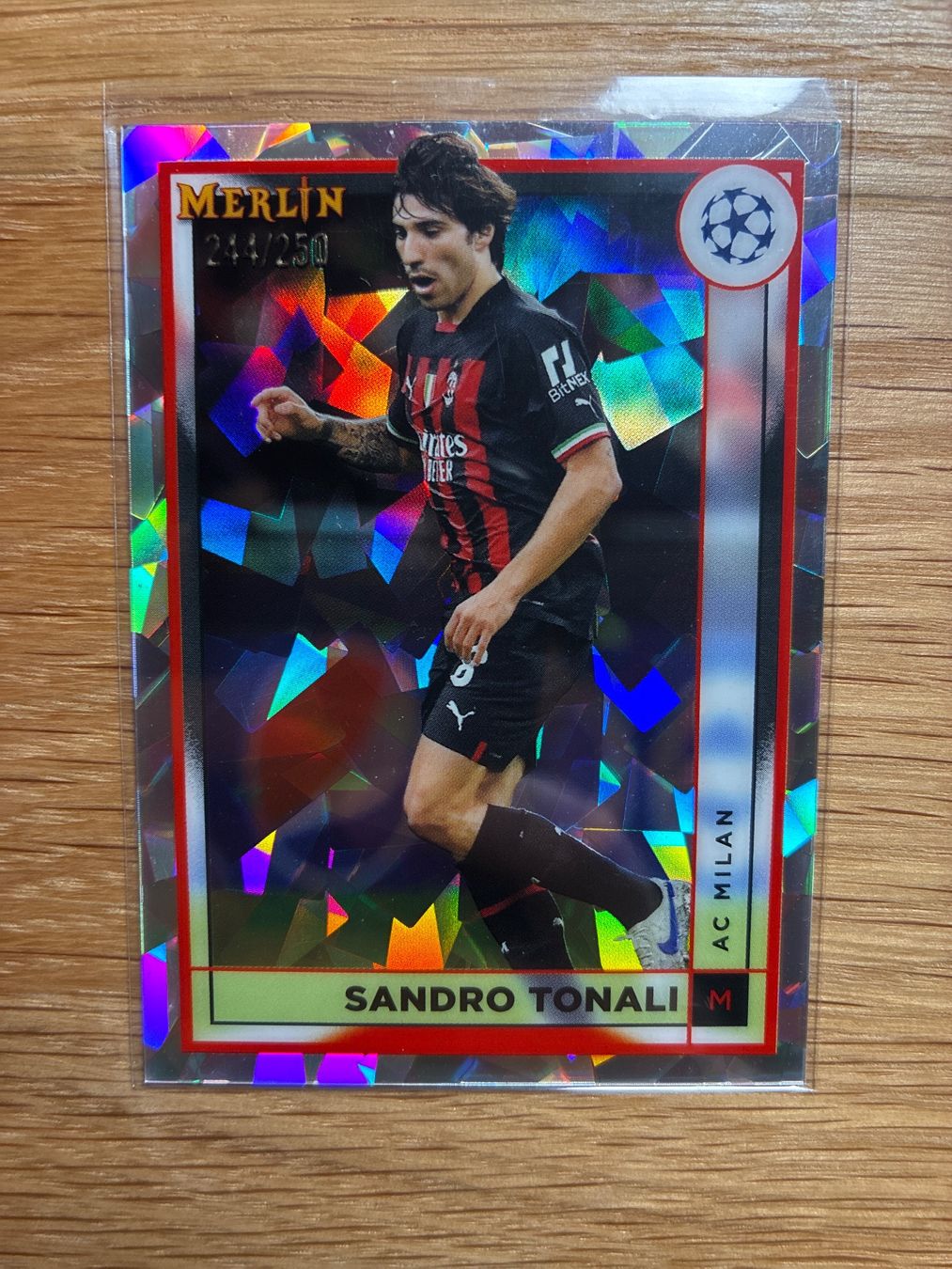 Topps Sammelbilder & Trading cards: Topps Chrome Merlin Sandro Tonali Milan /250 – Gebraucht aus Wangenried von Garagara