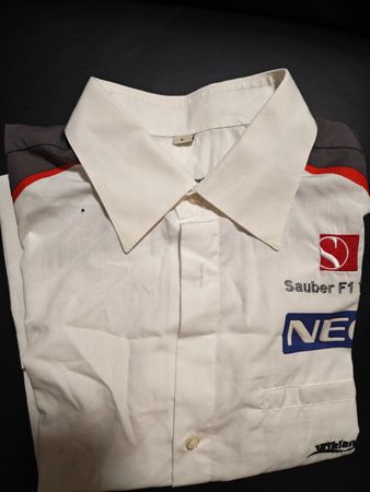 Sauber Hemd mit Sponsoren 