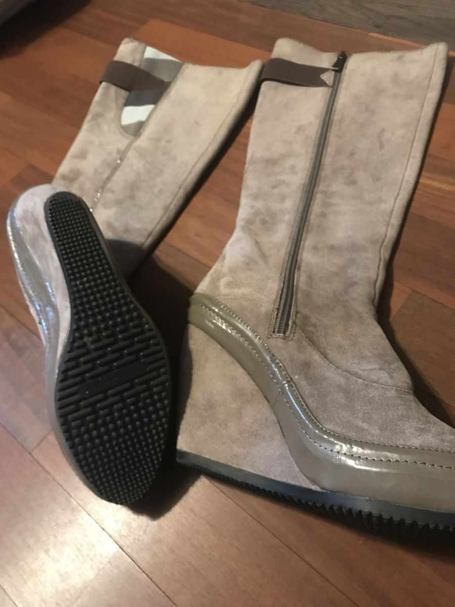 Damenschuhe: Stylish suede wedge boots for fall/ winter season – Neu und originalverpackt aus Bäch SZ von ValentinaKH 2