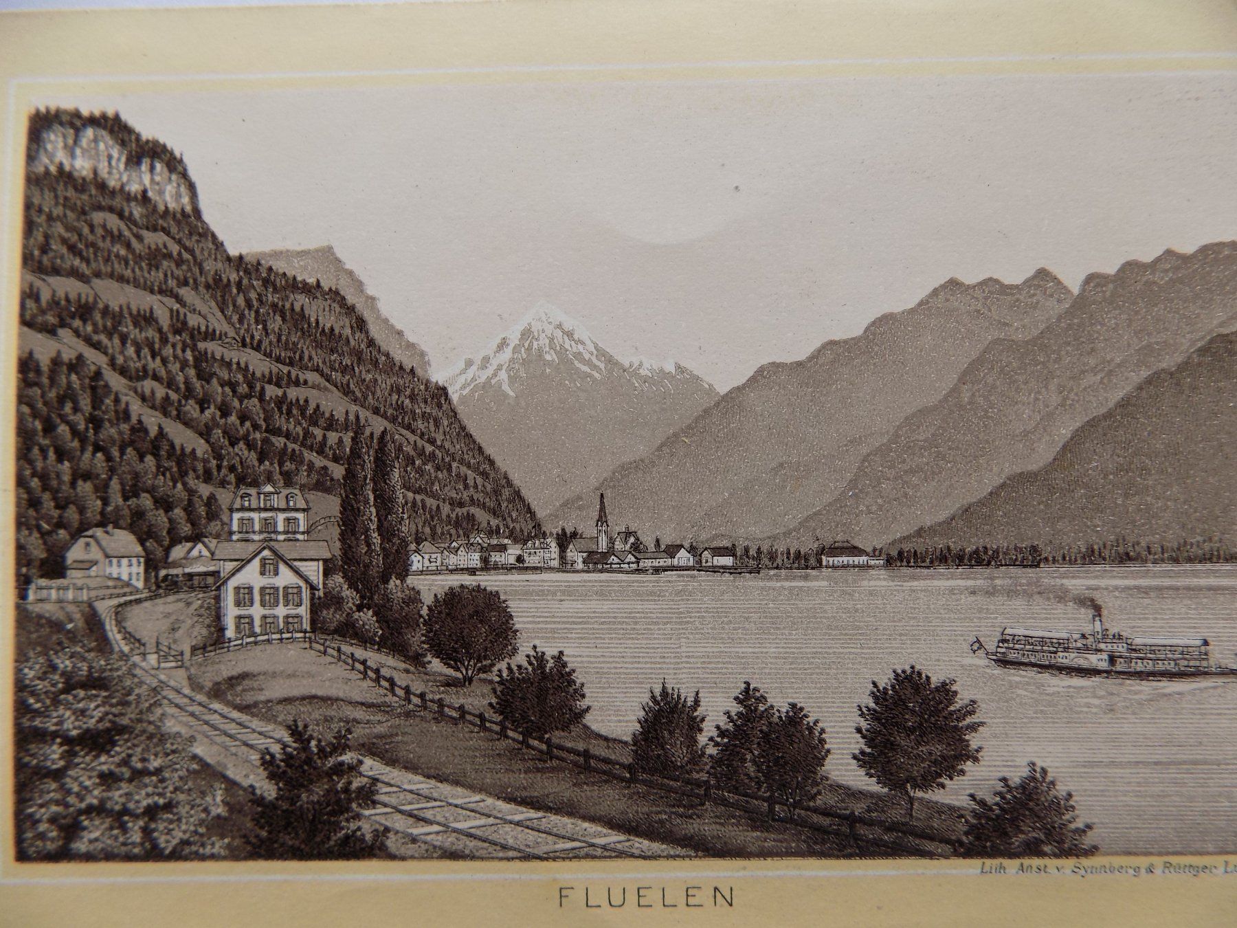 Gravures: Flüelen Vierwaldstättersee – D'occasion à Risch par Rischli15 1