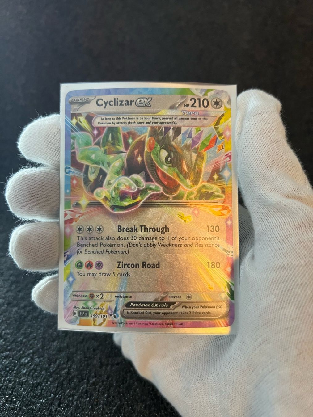 Pokémon Sammelbilder & Trading cards: Pokémon Surging Sparks - Cyclizar ex 159/191 – Neu (gemäss Beschreibung) aus Birmensdorf ZH von Swiss-_-Collector