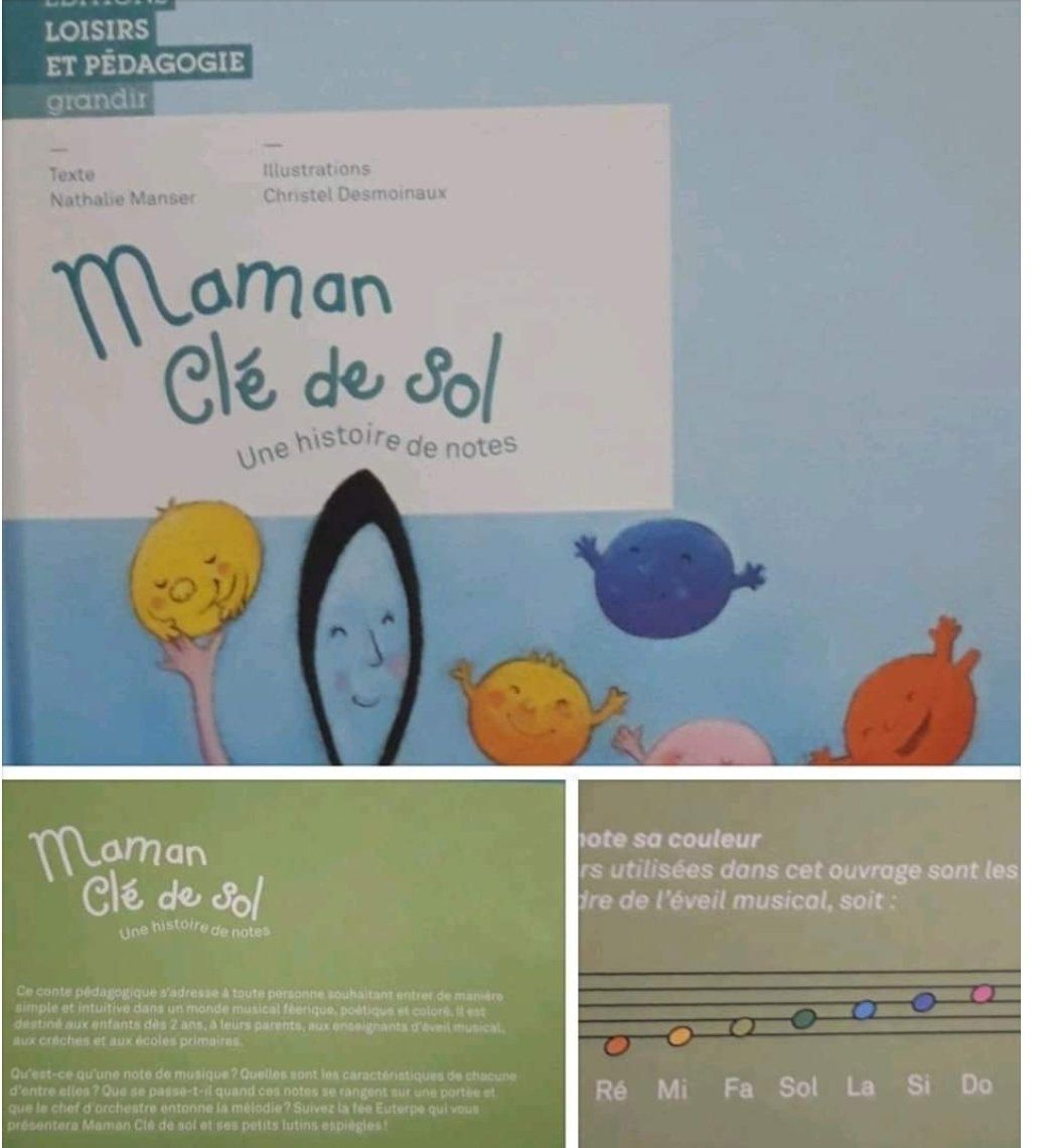 Libri: Conte pédagogique Maman Clé de Sol – Usato da Chemin venduto da Sophiepittier