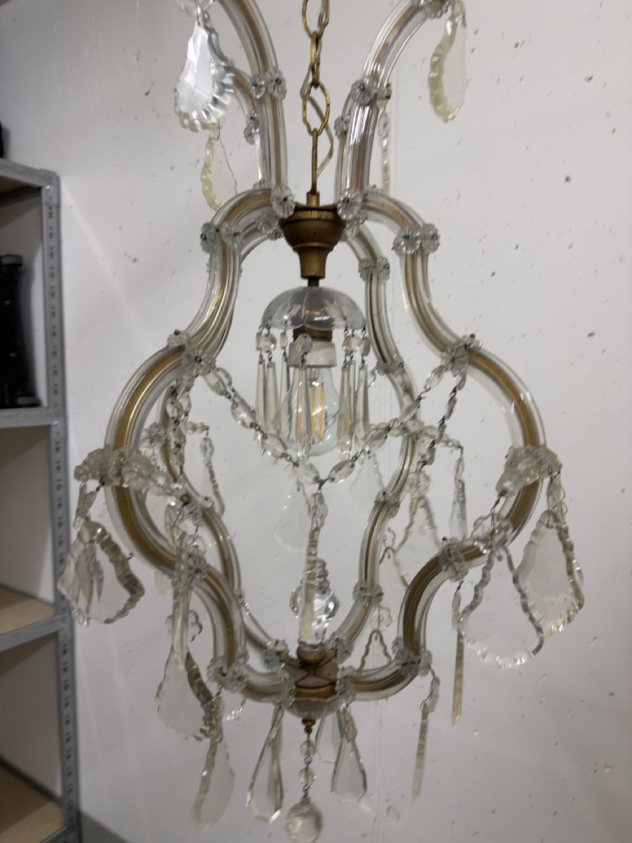Lampadari & plafoniere: Alter Kristallglaskronleuchter Maria Theresia – Usato da Lenzerheide/Lai venduto da Rogah 7