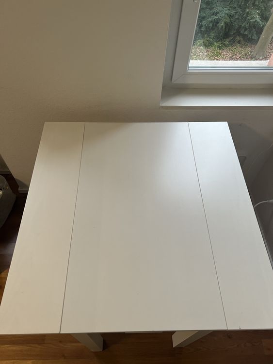 Tisch ausziehbar - weiss - Ikea - mit Defekt 2