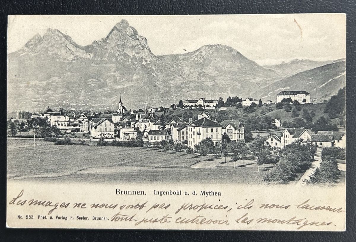 Cartes postales: AK Brunnen Ingenbohl  – D'occasion à Horw par Tellbub