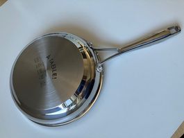 Neue Grosse Bratpfanne Edelstahl 24cm
