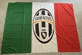 Juventus Flagge Italienische Farben mit Wappen