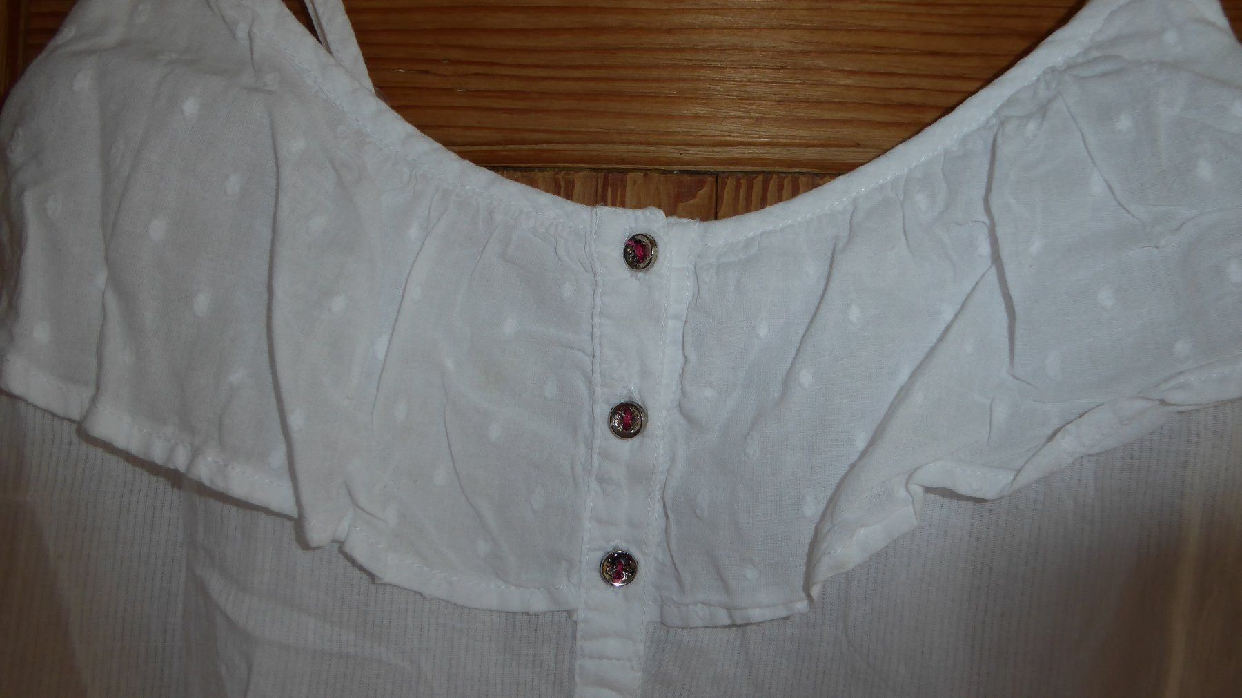 Tops: Romantisches Top Gr 34/36 weiss – Gebraucht aus Sargans von Benziner 1