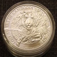 1 Unze Silber Lost Tigers Cambodia 2022