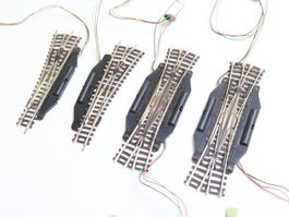 ROCO 4 x Elektro Weiche Spur N - Modern - NP: 150.-