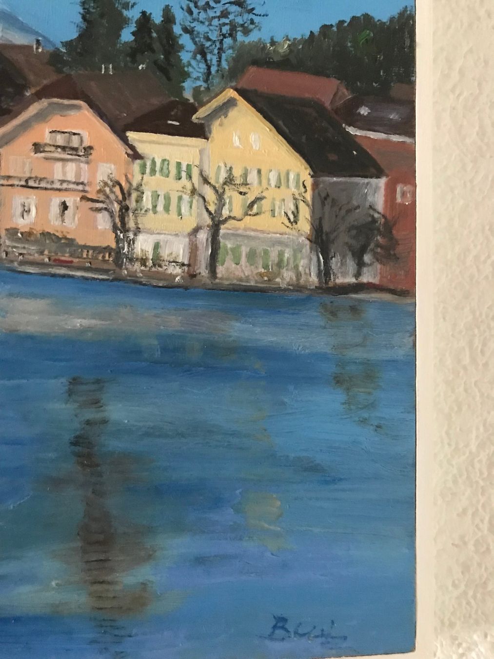 Dipinti: Oel Bild Unterseen – Usato da Interlaken venduto da Beny-Box 2