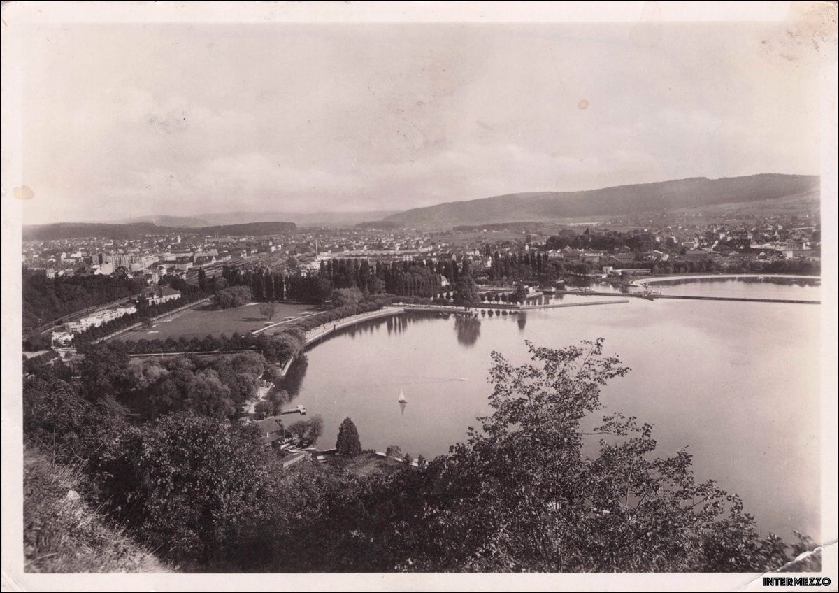 Cartoline postali: Biel Bienne BE // Débarcadère Seeufer – Usato da Basel venduto da intermezzo12