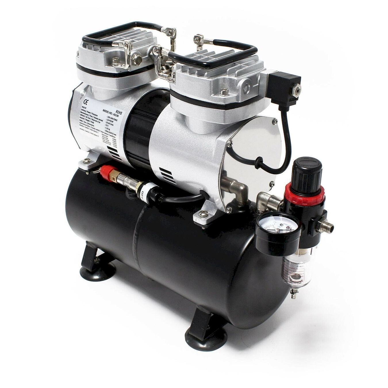 Kompressoren: WilTec 34209 Airbrush Kompressor AS196 – Neu und originalverpackt aus Bottighofen von zaap