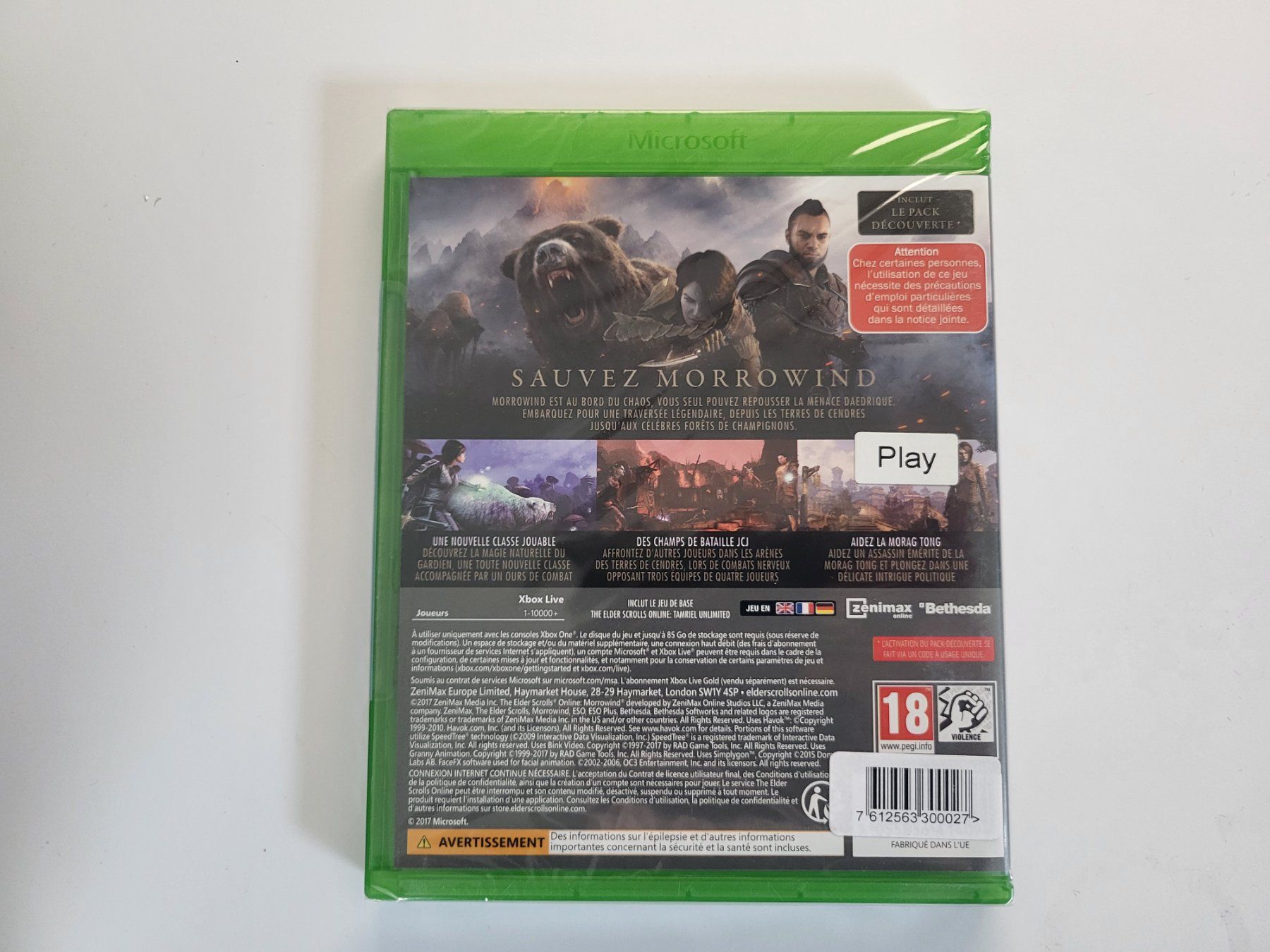 Microsoft Giochi: The Elder Scrolls Online Morrowind – Nuovo e nell'imballaggio originale da Schwanden GL venduto da tumen 1