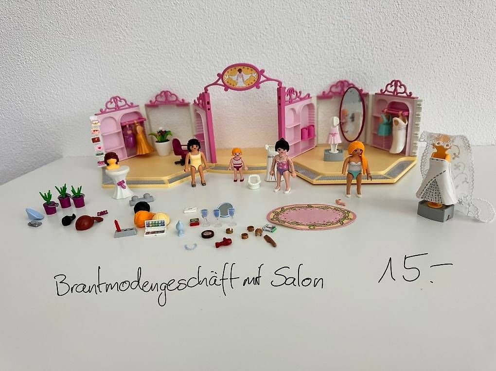 Jouets: Playmobil Brautmodegeschäft mit Salon – D'occasion à Untersiggenthal par Mannino