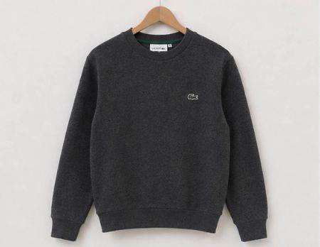 Pull Lacoste gris foncé 