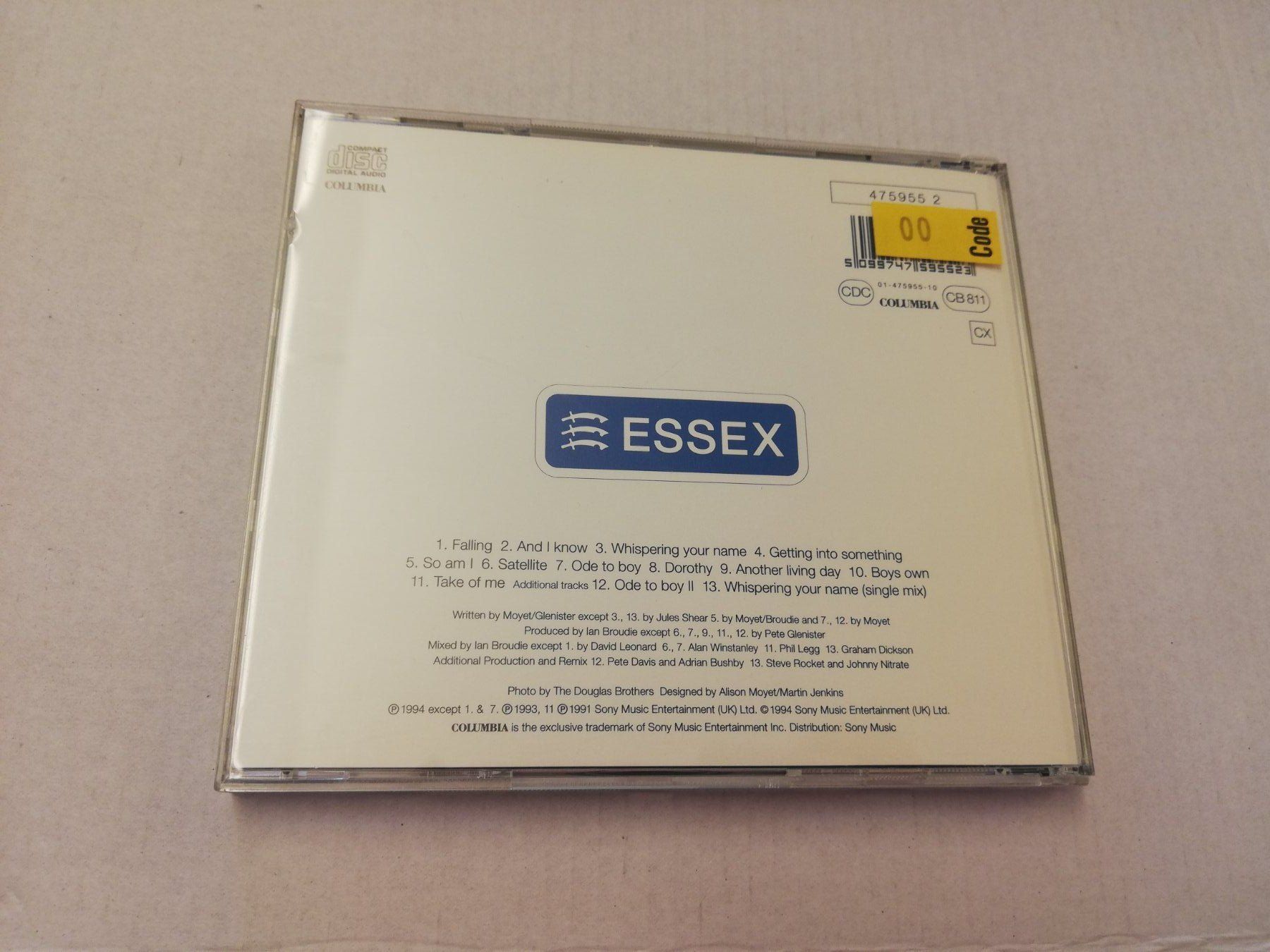 CD: ALISON MOYET - ESSEX – Usato da Bern venduto da Vinylsound.ch 1