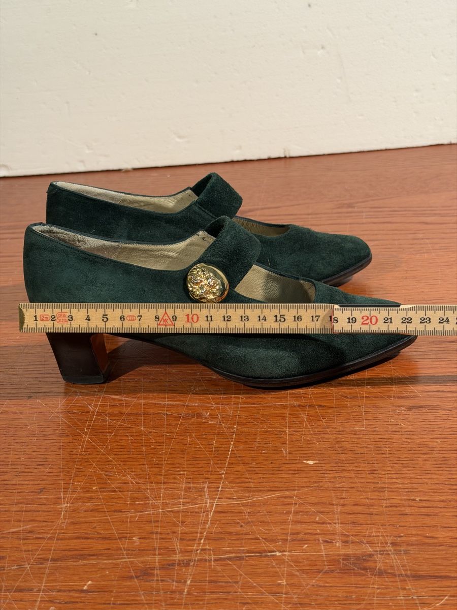 Bally Scarpe da donna: Chic Dark Green Suede Bally Pumps  – Usato da Lausanne venduto da vas_cdb2 4