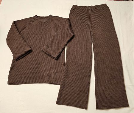 SHEIN Strick-Set 2-teilig Pullover & Hose Gr. L (40/42)