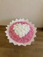 Blumenstrauss Rosen Herzform