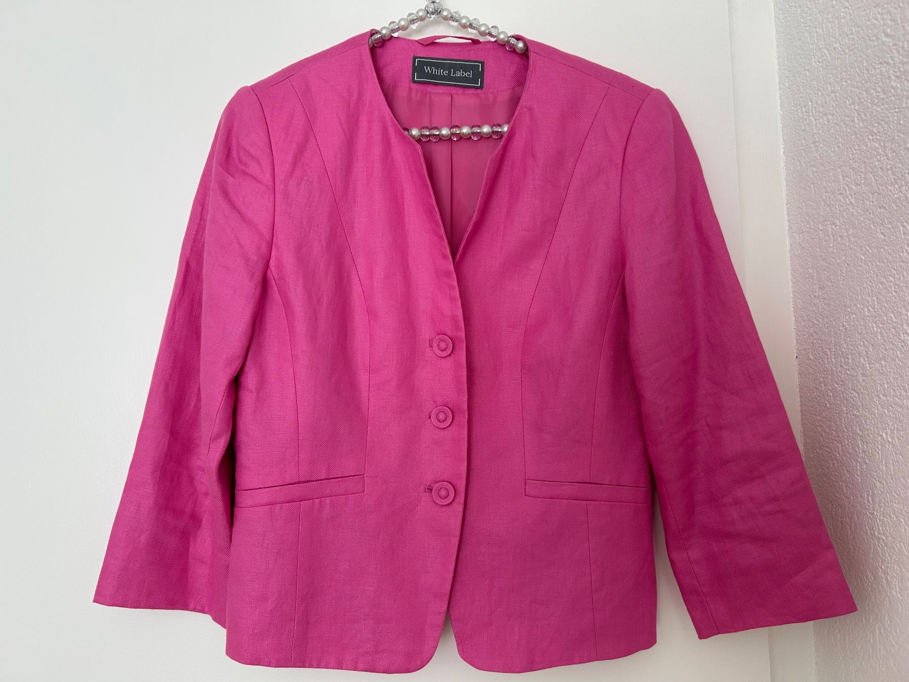 Giacche: Schicker Pinker Blazer von White Label, Gr. 36, Sommerlich! – Usato da Horn venduto da Resvi