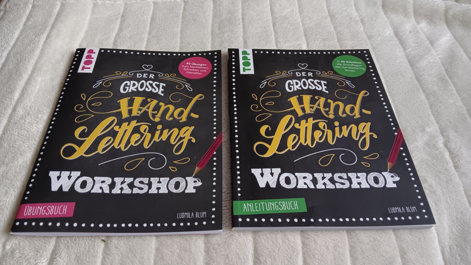 Bastelsets: Grosser Hand Lettering Workshop mit Übungsbuch & Anleitun... – Gebraucht aus Dietikon von Rabia 1