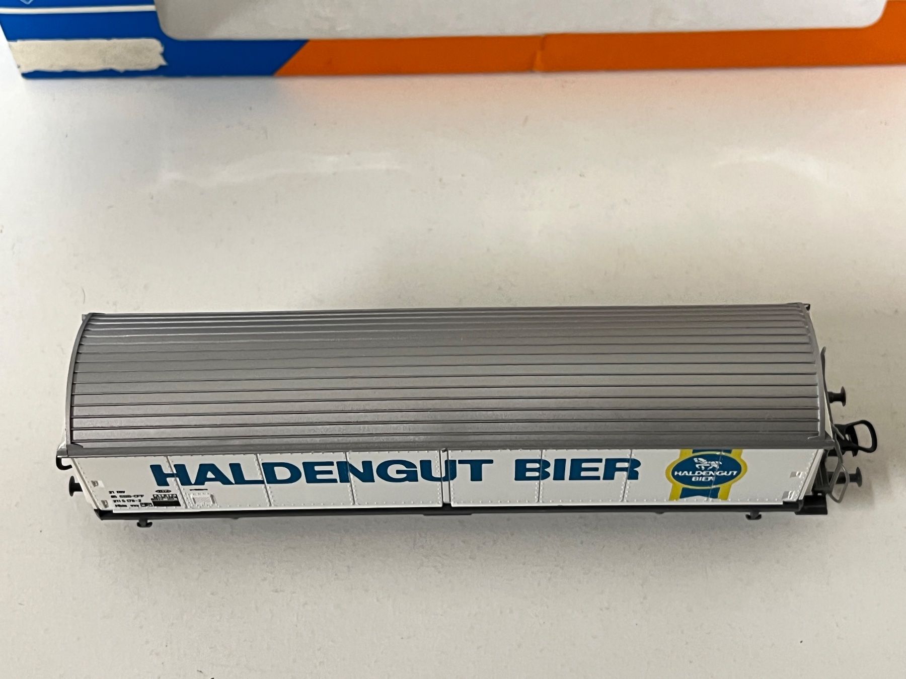 Roco Modelleisenbahnen: Roco SBB-Schiebewagen "HALDENGUT BIER"  H0 DC – Gebraucht aus Geroldswil von TopTrain54 4
