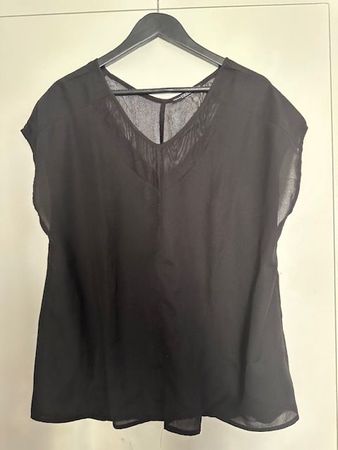 Débardeur, top caraco noir sans manches Taille 50