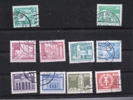 DDR 1980 Aufbau der DDR Kleinformat gest.