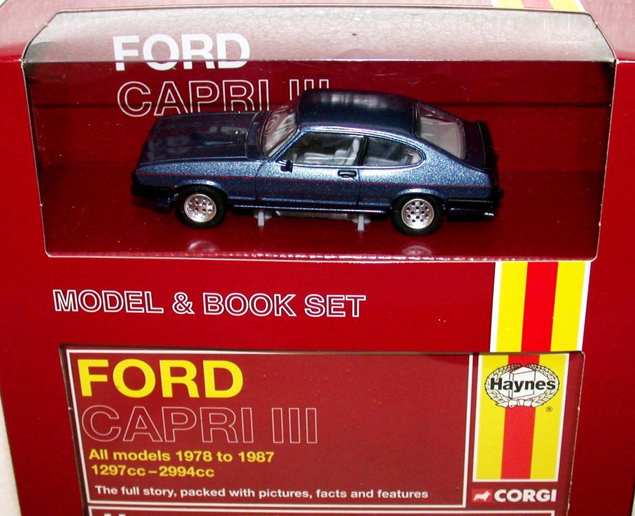 Miniature Corgi Vanguards 1/43 – Ford Capri – Sporting Collection Trilogie 1 – Neuf