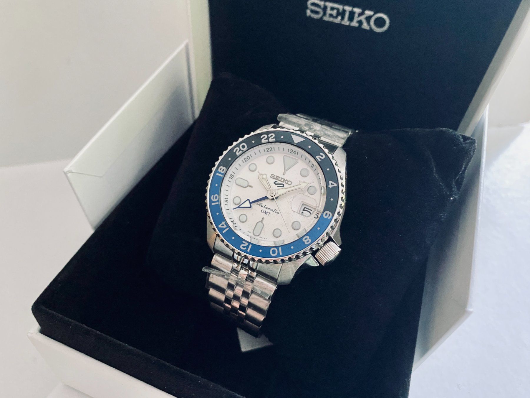 Seiko Montres: Seiko SSK GMT Silver Cloud New ! – Neuf (Voir description) à Genthod par Fejmeo 7