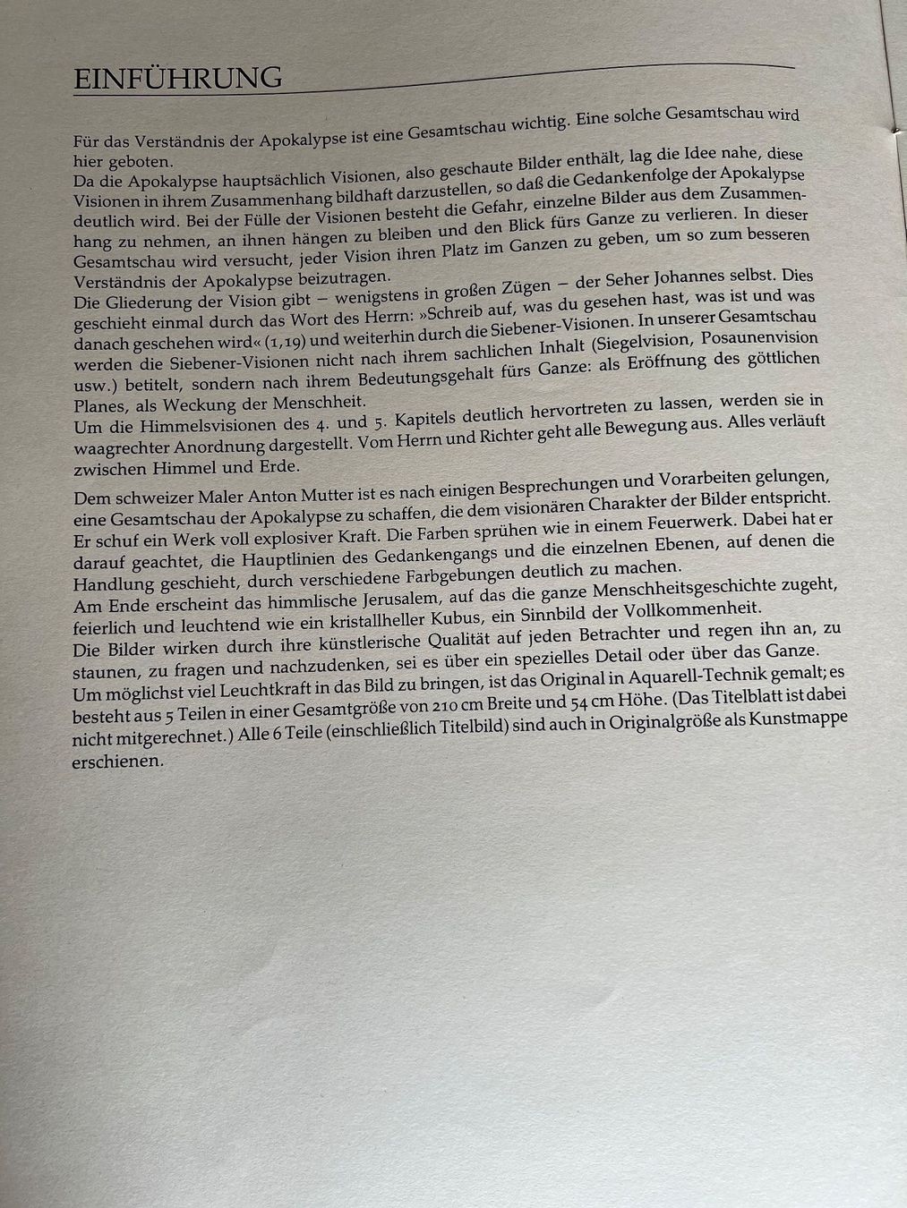 Foto & Immagini: Anton Mutter, Apokalypse - Bildermappe – Nuovo (secondo la descrizione) da Sargans venduto da aebi081 8