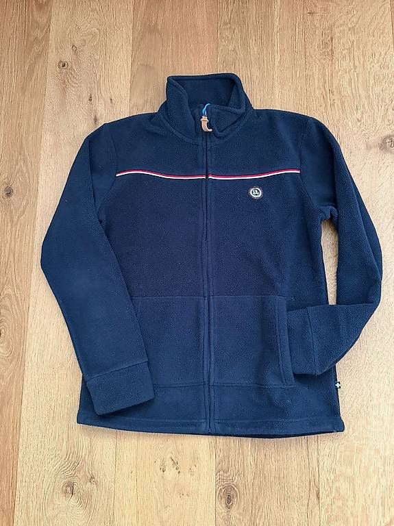 Giacche: Alprausch Fleecejacke navy – Usato da Holzhäusern / Rotkreuz venduto da C.I.01